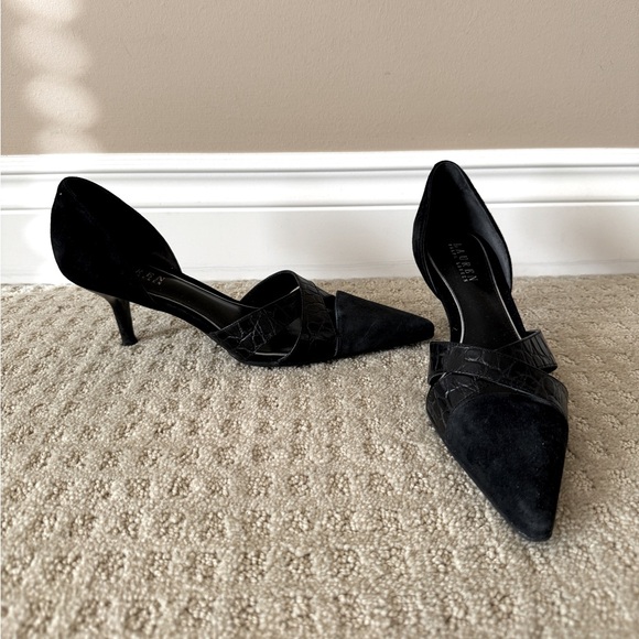 LAUREN RALPH LAUREN black pumps - Picture 1 of 5